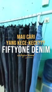 US DENIM - FIFTYONE Celana Jeans Pria Terbaru / Celana Jeans Cowok / Celana Jeans Panjang Pria NEW