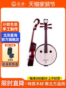 Professional Xinghai Zhongruan Instrument Hardwood Adult Performance Purple Sandalwood National String Music Hardwood Panel