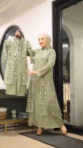 Gamis Kapel Lebaran Yasmin Dress Couple Ibu dan Anak Terviral