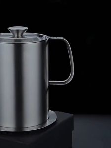 หม้อกรองน้ำมัน สแตนเลส SUS304 1000ml 🚩 มีพร้อมส่ง