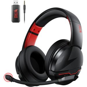 Acer | Acer Wireless Gaming Headset PS5 2.4GHz Headset for Ps5Ps4PCSwitchBluetooth 5.3 Gaming Headphones with Noise Canceling Mic