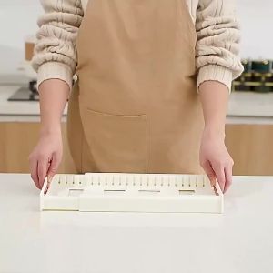 Expandable Pans Organizer Rack Kitchen Cabinet Pan Rack Utensil Rack Dish Drainer Space-Saving Cabinet Storage Rack Christmas
