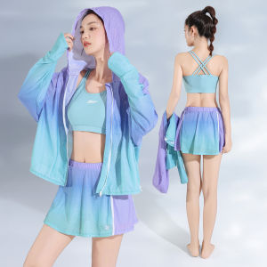 XTEP | Long Sleeve Stylish Slimming Swimsuit