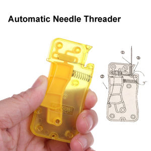 1Pcs Auto Needle Threader DIY Hand Sewing Threader Hand Machine Stitch Insertion Sewing Automatic Thread Device Household Tools