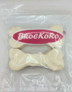 ขนมสุนัข Brockoro MU269 ครั้นชี่โบนกระดูกนม 6.5 นิ้ว (หนังบด)