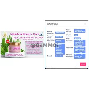 Harga Ecer Day Cream & Night Cream Brand MBC With DNA Mandela Beauty Care Bpom
