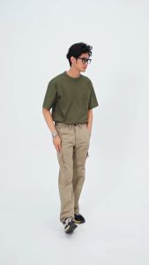 JB Celana Cargo Panjang Ripstop Cream