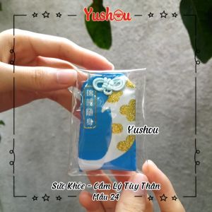 Móc Khóa Yushou Sức Khỏe - Mẫu 24 - Cẩm Lý Tùy Thân (Kiểu Omamori) Có sẵn