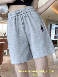 Loose Casual Running Shorts High Waist A-line