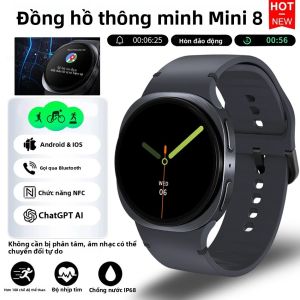 Đồng Hồ Thông Minh Theo Dõi GPS Cuộc Gọi Bluetooth NFC IP68 Máy Đo Nhịp Tim Chống Nước Thể Thao Đồng Hồ Thông Minh Dành Cho Nam Giới Phụ Nữ Có La Bàn 2026