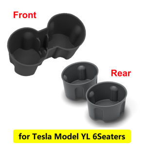 Khay Đựng Cốc Silicon Cho Tesla Model YL 2026 Khay Để Đồ Giữa Bảng Điều Khiển Trung Tâm Hộp Đựng Đồ Bên Ghế Hàng Ghế Thứ Ba Phụ Kiện Ô Tô