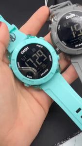 Dash นาฬิกาดิจิตอลสายยาง ของแท้ สำหรับผู้ชาย มีวันที่  กันน้ำ100%