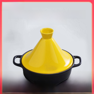 Tagine Enameled Cast-Iron Cookware Claypot Rice Induction Cooker 26cm For Home Japanese Ceramic Thermal Cooker Morocco 26cm