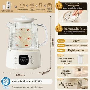Bear | Full Glass Stewing Health Pot