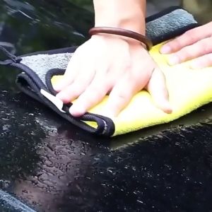 ผ้าเช็ดรถ 30x30 ซม หนาพิเศษ หนานูม่า ซับน้ำไว ผ้าไมโครไฟเบอร์ 3D