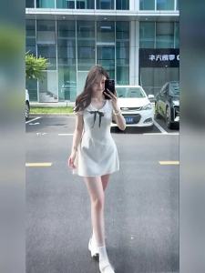 CHANGTONG | Stylish Waist-Shaping Skinny Mini Dress