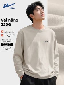 Warrior | Áo Thun Dài Tay Đơn Giản Nam Cotton