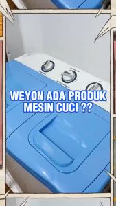 Weyon Mesin Cuci 2 Tabung 7.5Kg/8KG Twin Tub-Anti Rust Plastic Body Semi Auto Mesin Cuci 8 kg 2 tabung Promo Murah