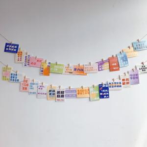 Classroom Motivational Wall Decals Photo Display Board Dormitory Study Decorations Chinese High School Entrance Exam Theme