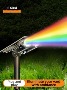 QIR | Solar Colorful Bright Waterproof Spotlight
