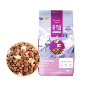 Myfoodie Cat Food Salmon over Flesh Bump Freeze-Dried Double Combination Full Price Kittens Milk Pastry Freeze-Dried Nutrition Genuine Goods 2kg