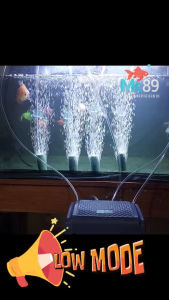 Nikita Star NS 33 Aerator 4 Lubang Hemat Listrik Pompa Udara 4 Akuarium 80×40×60cm & Kolam 1000L