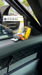 Mô Hình Mèo Tom Và Chuột Jerry Dễ Thương Dùng Trang Trí Xe Hơi