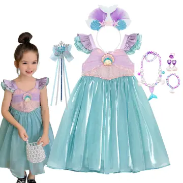 Shop Ariel Mermaid Birthday Dress with great discounts and prices online Sep 2024 Lazada Philippines