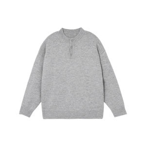 BODYDREAM | Ageless Lazy Style Mens Henley Knitwear