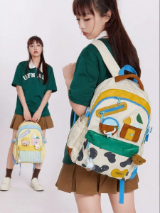 Miffy | Color-blocked Versatile School Backpack
