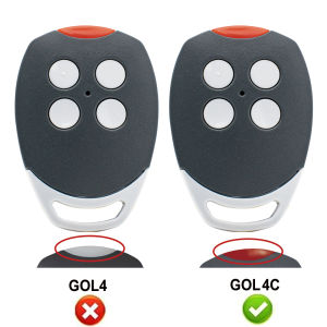 2pcs DITEC GOL4C Garage Remote Control Universal 433.92MHz Fixed Code Handheld Transmitter Gate Keyfob