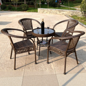 Waterproof Outdoor Rattan Table and Chair Set
