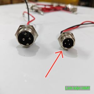 Cổng sạc pin tròn 3 chân cho xe điện