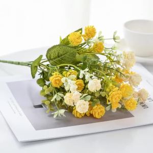 Artificial Silk Flower Wedding Home Room Table Vase Nuptial Sala Outdoor Yard Garden Celebration Bouquet Ornament DIY Decor Gift