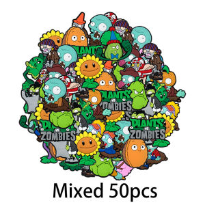 Hot Toys | 10-100pcs Mixed Plants Cartoon Game for Shoe Charms Accessories for Classic Clog Shoe Decoration Fit Wristband Kids Gifts