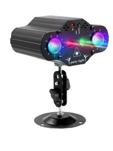 Party Lights DJ Disco Light Stage Laser Light Projector Light 72 Modes Voice Control Flash Party Christmas Wedding Home Decorati