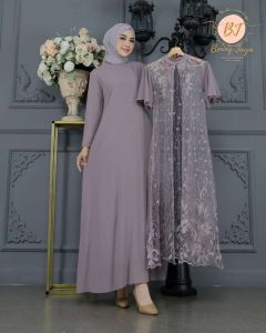 gamis auter nigita - long candu lepas- gamis pesta quter- gamis keodagan-gamis pesta mewah- gamis bahan ceruty bebdol mix tile