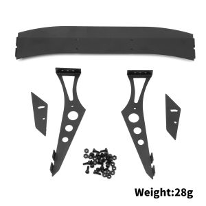 Metal Tail Wing Rear Spoiler for 1/10 RC On-Road Racing Rally Drift Car TAMIYA TT01 TT02 XV01 PTG2 HSP 94123 FW06 SAKURA