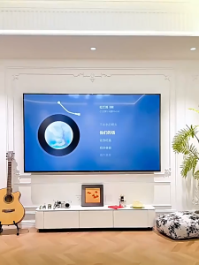 [SG] Space-Saving Corner TV Console  Solid Rubberwood with Sintered Stone Countertop  Italian Modern Design  Fully Assembled Living Room Cabinet for Small Space