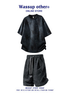 Bộ Quần Áo Thể Thao Phong Cách Tie-Dye Dễ Dàng Cho Nam Mùa Hè
