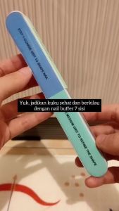 Kikir Kuku 7 Sisi Nail Buffer 7 Steps Alat Penghalus Amplas Nail Art Manicure Pedicure Perawatan Pengkilap