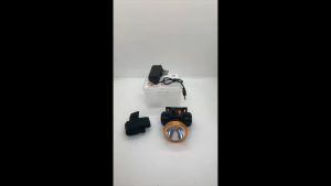 Đèn pin đội đầu siêu sáng Đèn pin sạc đeo đầu công tắc xoay siêu sáng 1602