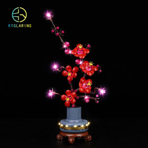 Kyglaring LED Light Kit for Lego Icons Series 10369 Humble Bone Plum Blossom Toy Building Block Lighting Decorations