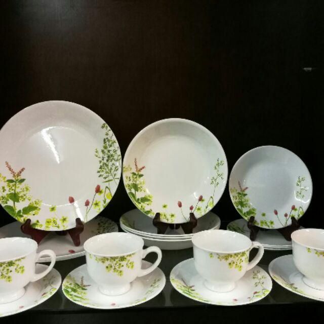 🔥 OFFER 🔥 Set Corelle 20 pcs Provence Garden 🔥 20 Pcs Glass