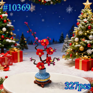 Tenacious Plum Blossom 10369 Building Blocks Sets Compatible with Legoed Particles Suitable for Christmas Gifts 327pcs
