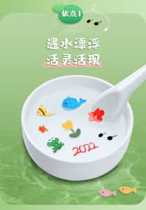 Floating Pen(12colors +1spoon) Magical Water Painting Colorful White Board Mark Pen Early Education 漂浮笔彩色白板笔画笔(12支笔+1勺)