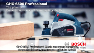 BOSCH Serut Kayu GHO 6500 450WATT Sugu Planner GHO6500 Ketam