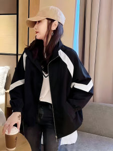 Elegant Thin Short Womens Jacket for Small Stature Spring and Autumn Wear