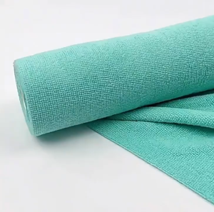 OHHDEER  20 Sheets Hand-Torn Microfiber Cleaning Rag Roll (20CM) Wet & Dry Use Super Absorbent Cloth