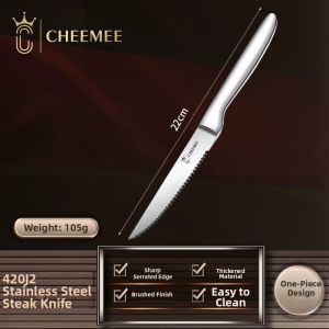 CHEEMEE | Sharp German Style Stainless Steel Steak Knife